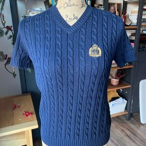 Ralph Lauren Dark Blue Knit Sweater